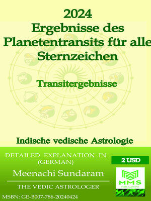 cover image of Ergebnisse des Planetentransits 2024 für alle Sternzeichen (German)